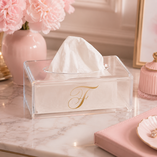 Lucite Tissue Box
