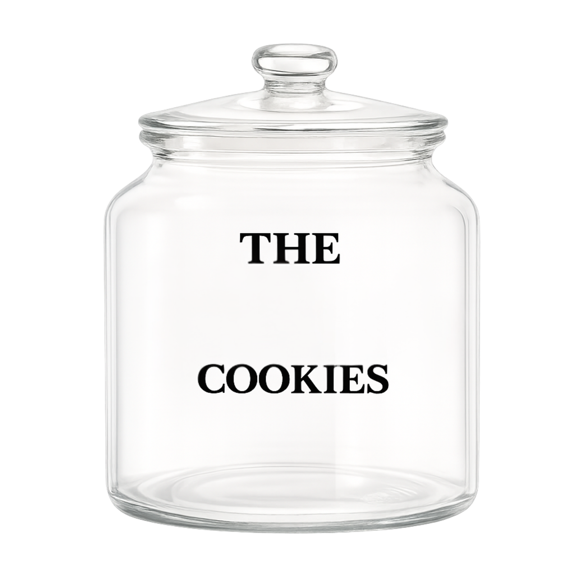 Glass Cookie Jar