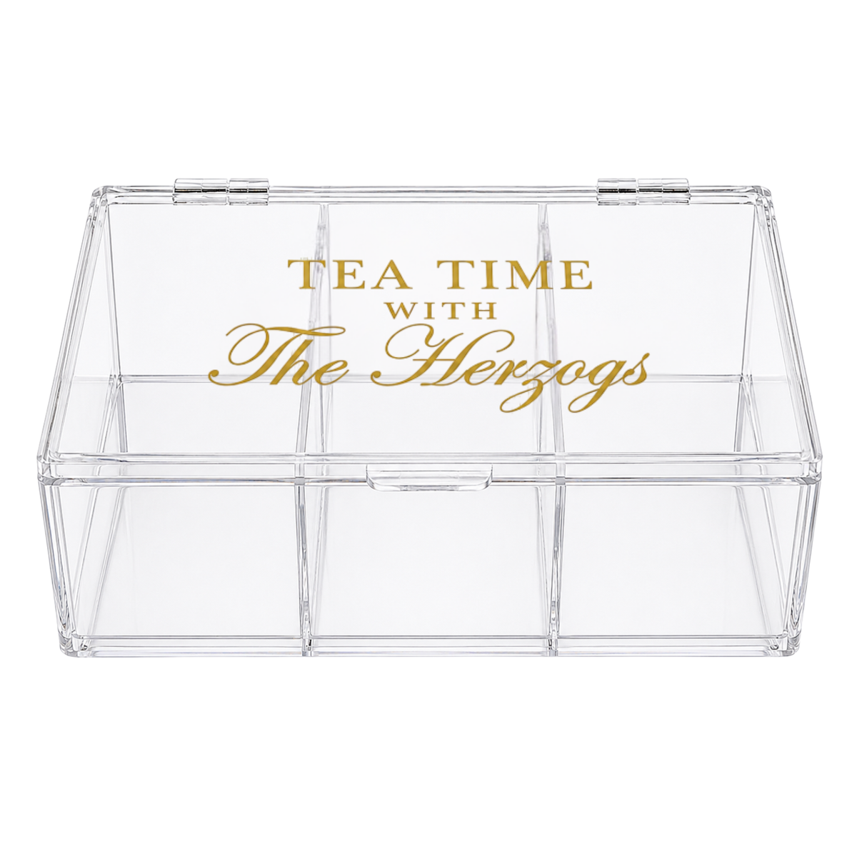 Lucite Tea Box