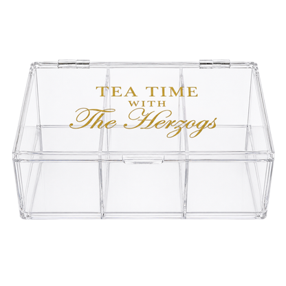 Lucite Tea Box