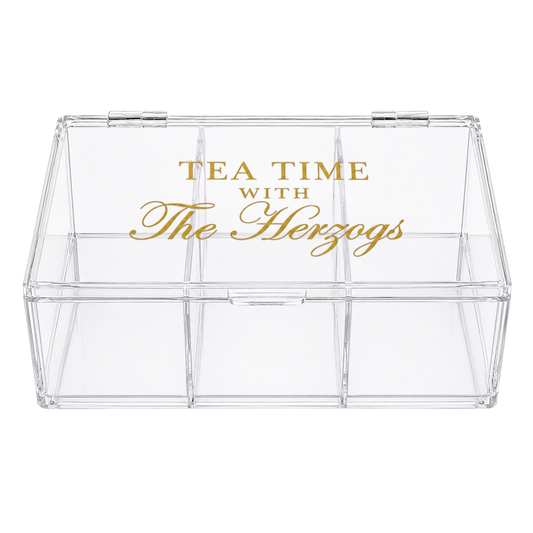 Lucite Tea Box