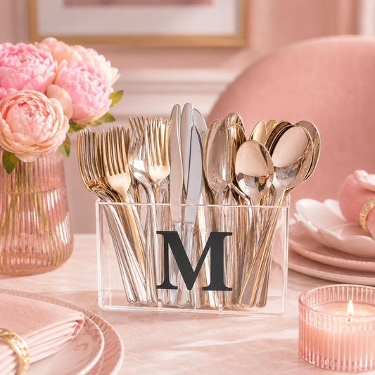 Lucite Cutlery Holder