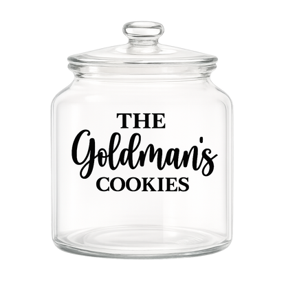 Glass Cookie Jar