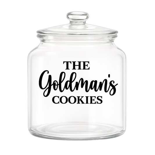Glass Cookie Jar