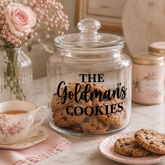 Glass Cookie Jar