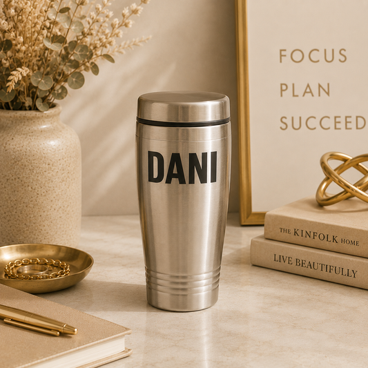 Thermos Cup- Silver