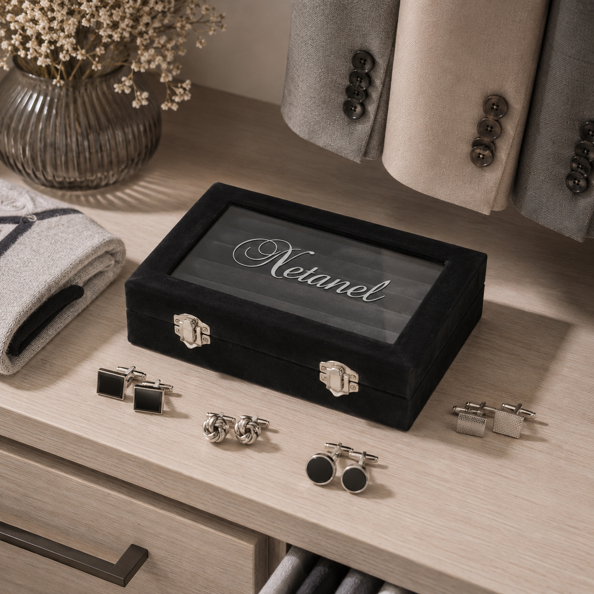 Cuflinx Box - Velvet