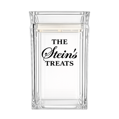 Lucite Treat Jar