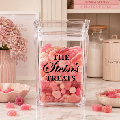 Lucite Treat Jar