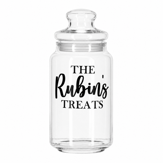 Glass Treat Jar