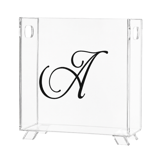 Lucite Magazine Rack