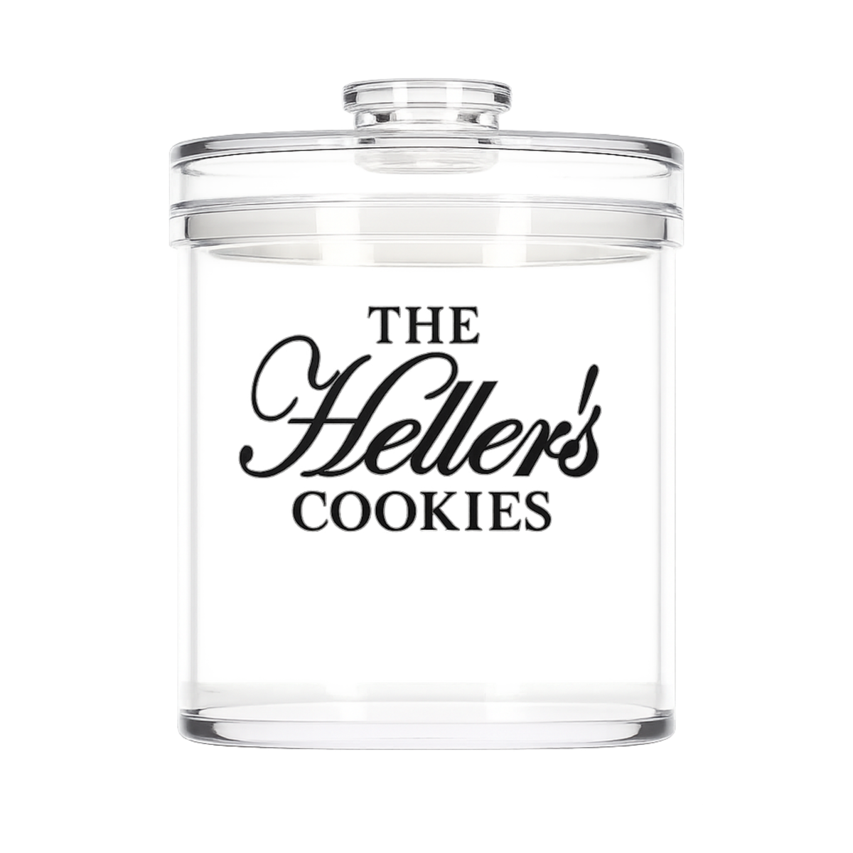 Lucite Cookie Jar
