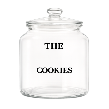 Glass Cookie Jar