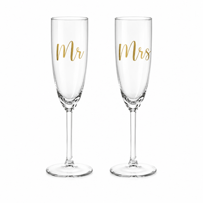 Champagne Glasses x2